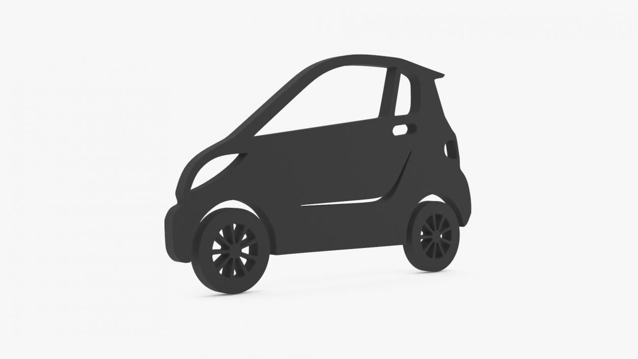 Car Micro Silhouette 2 3D