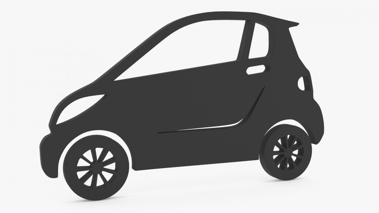 Car Micro Silhouette 2 3D