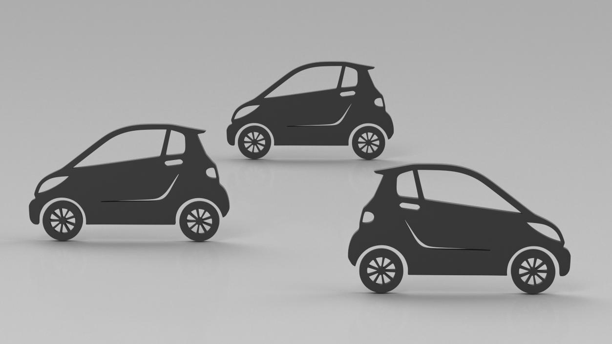 Car Micro Silhouette 2 3D