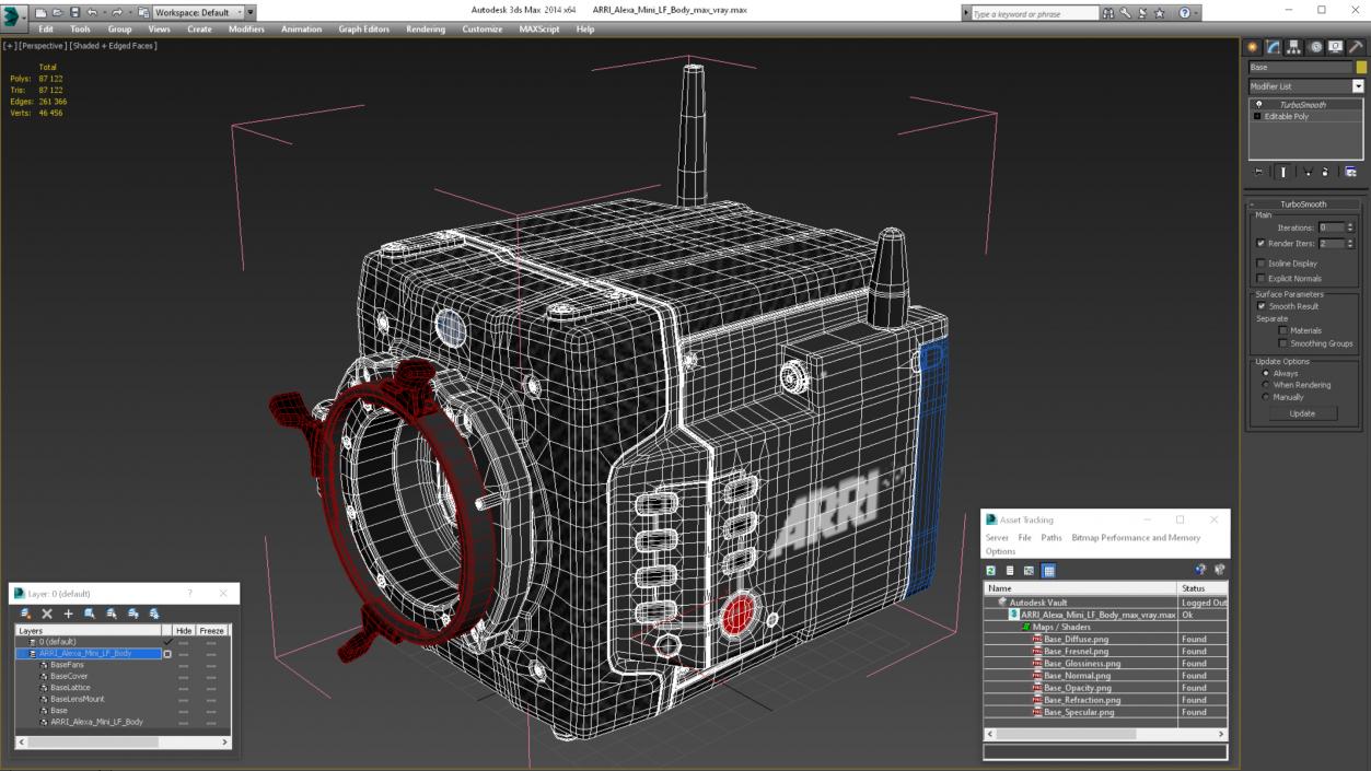 3D ARRI Alexa Mini LF Body model