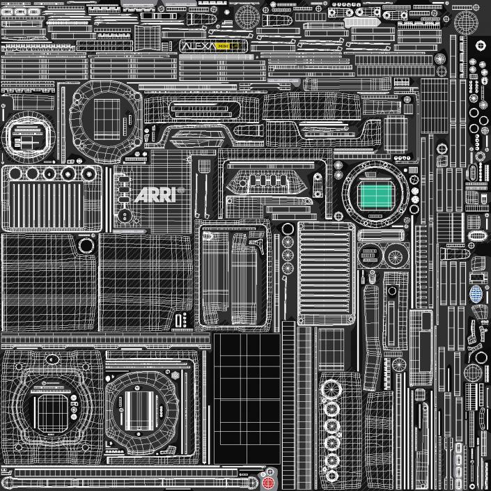3D ARRI Alexa Mini LF Body model