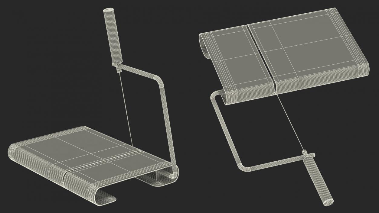 Stainless Steel Cheese Cutter 3D model