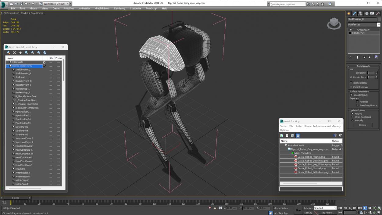 3D Bipedal Robot Grey model