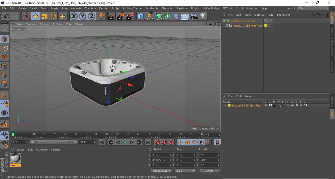 3D Jacuzzi J 335 Hot Tub