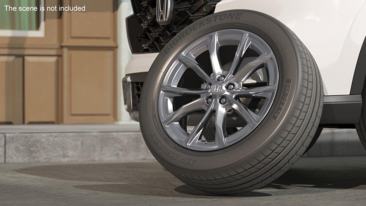 3D 2025 Honda CR-V Wheel Gray