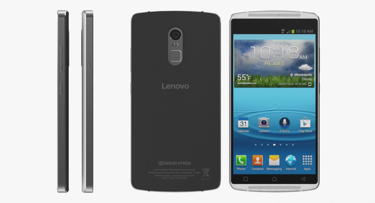 3D Lenovo Vibe X3 Set model