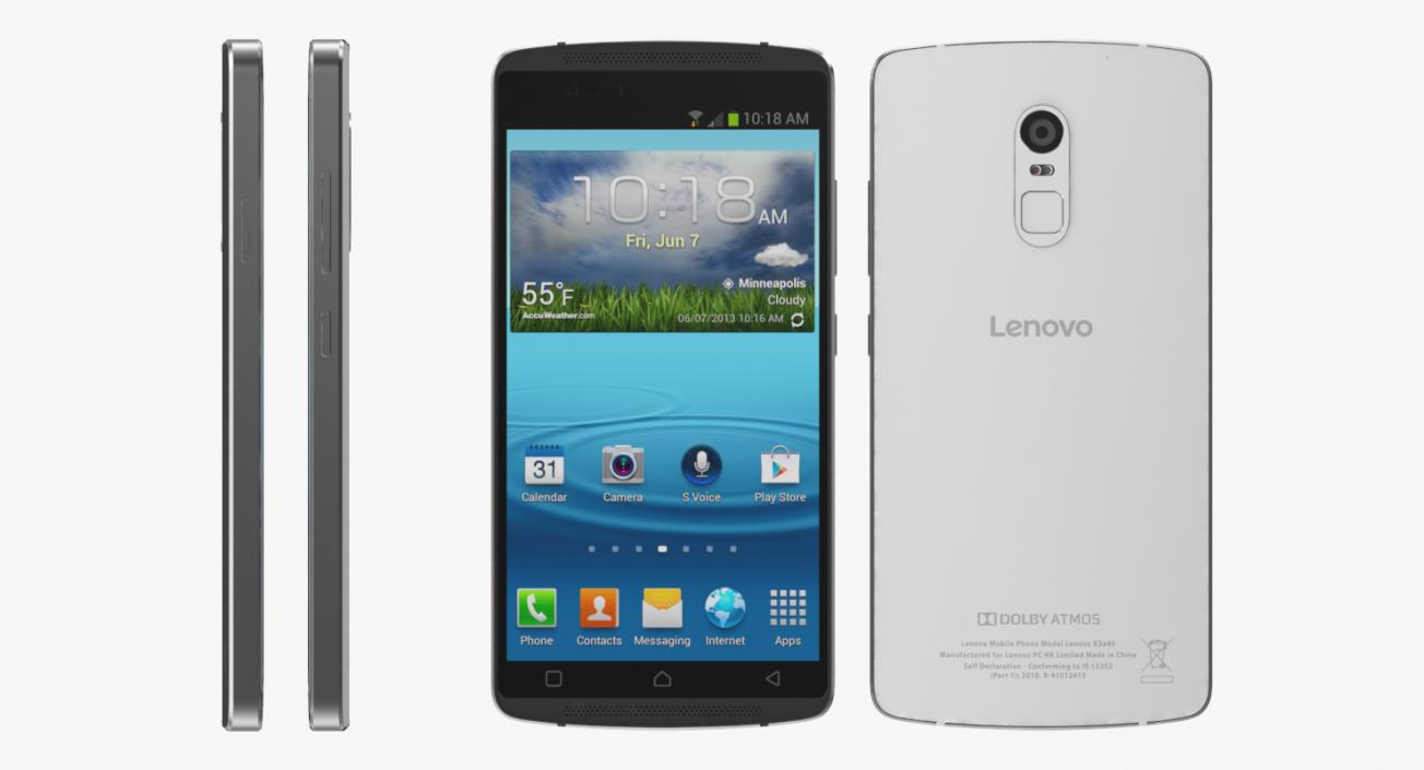 3D Lenovo Vibe X3 Set model