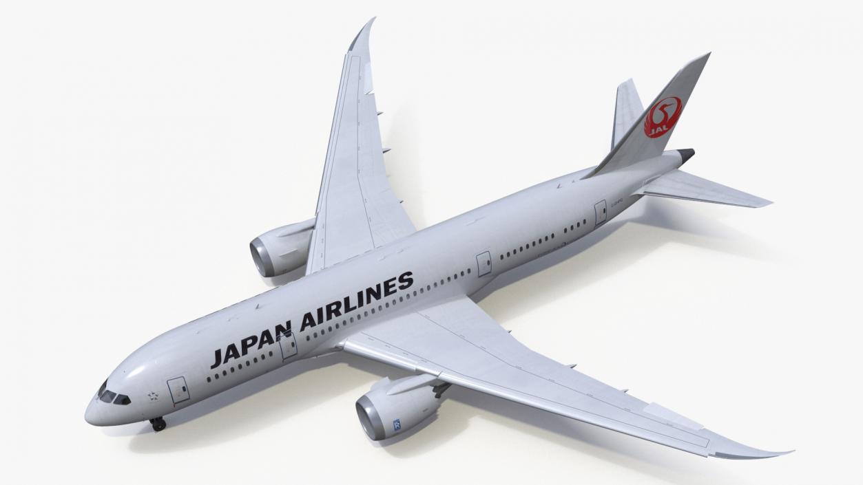 3D Boeing 787 Dreamliner Japan Airlines