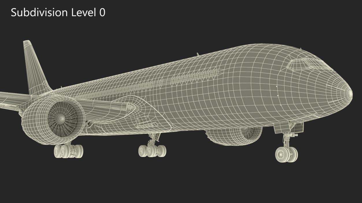 3D Boeing 787 Dreamliner Japan Airlines