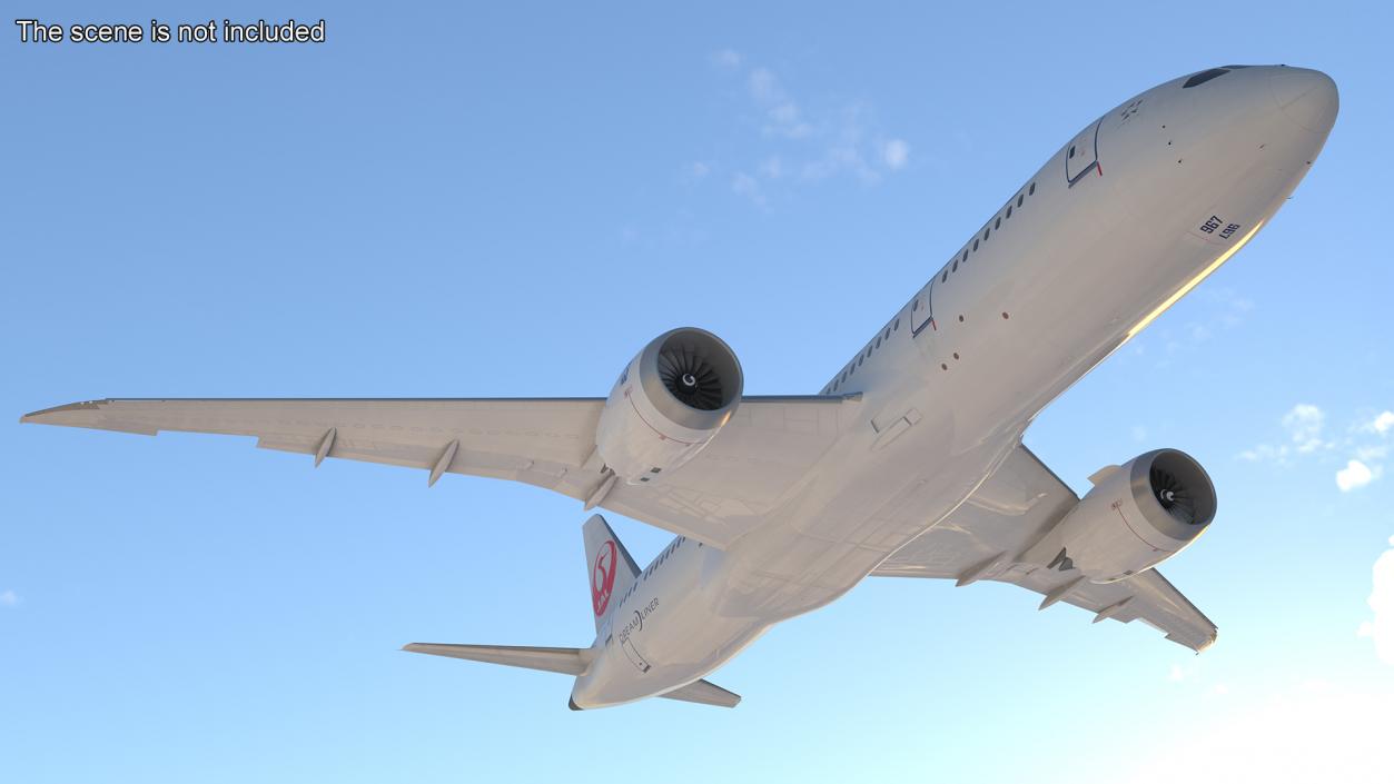 3D Boeing 787 Dreamliner Japan Airlines