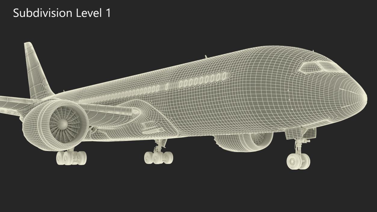 3D Boeing 787 Dreamliner Japan Airlines