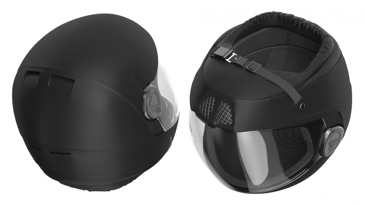 Skydiving Helmet Black 3D