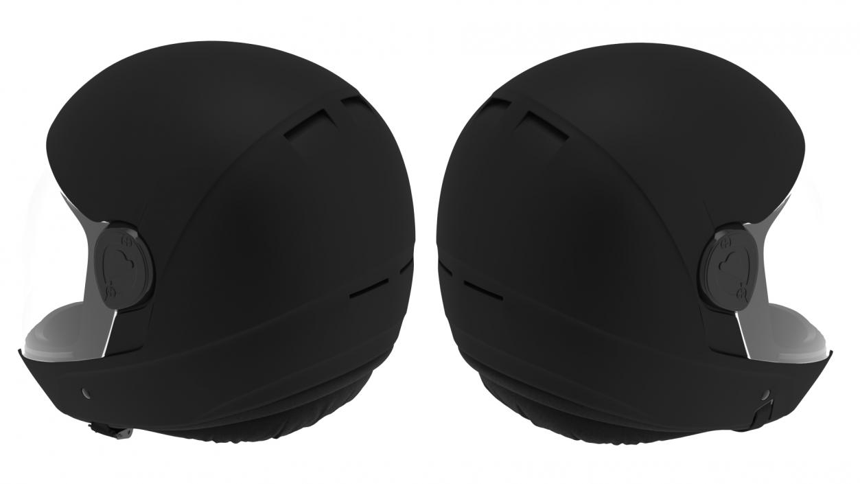 Skydiving Helmet Black 3D