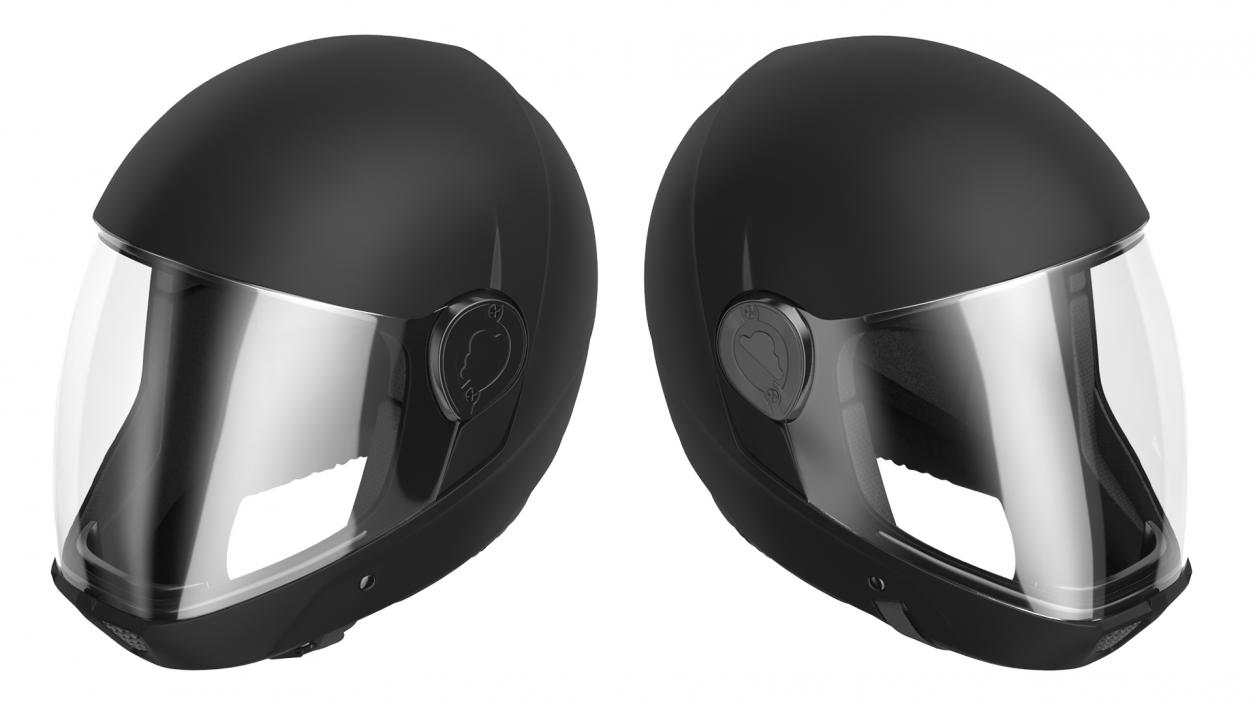 Skydiving Helmet Black 3D