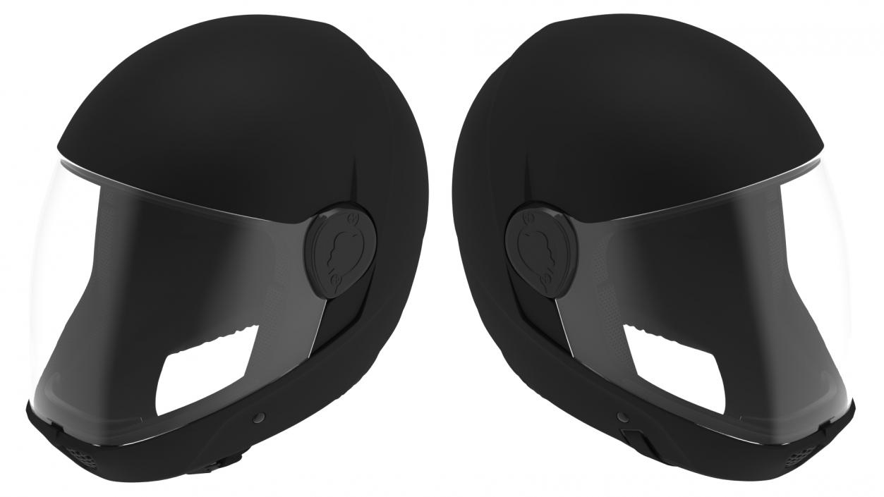 Skydiving Helmet Black 3D