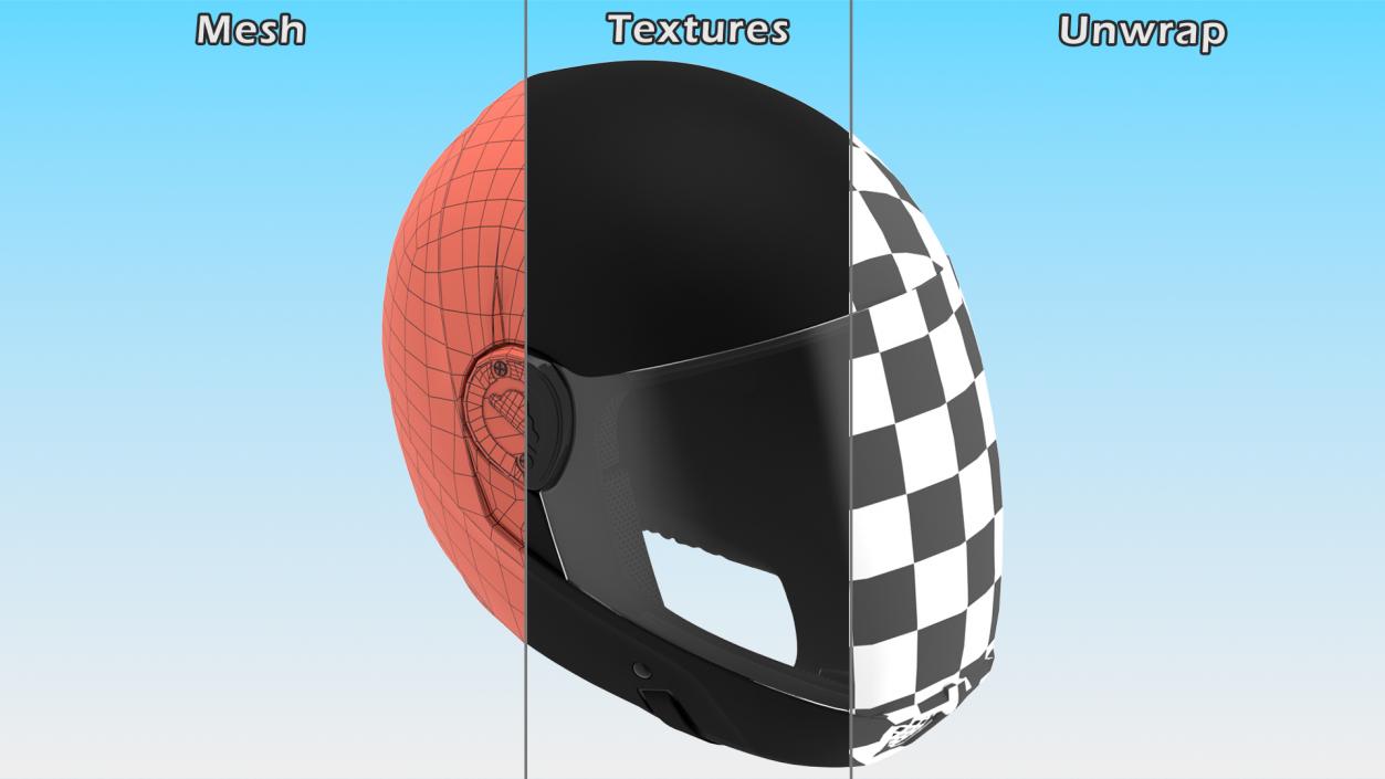 Skydiving Helmet Black 3D