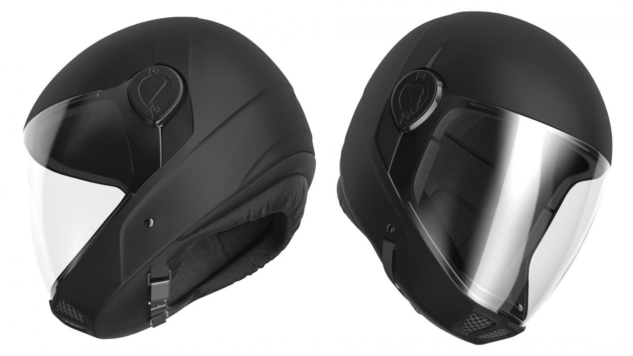 Skydiving Helmet Black 3D