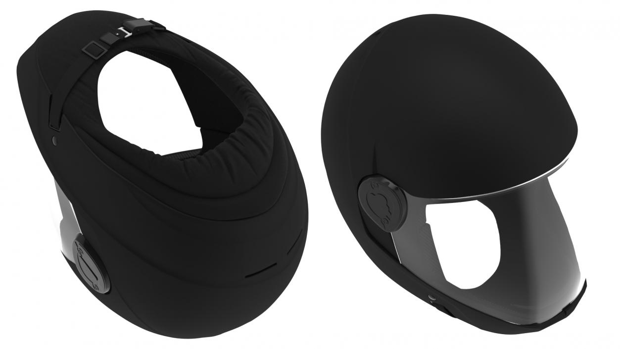 Skydiving Helmet Black 3D