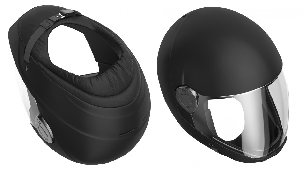 Skydiving Helmet Black 3D