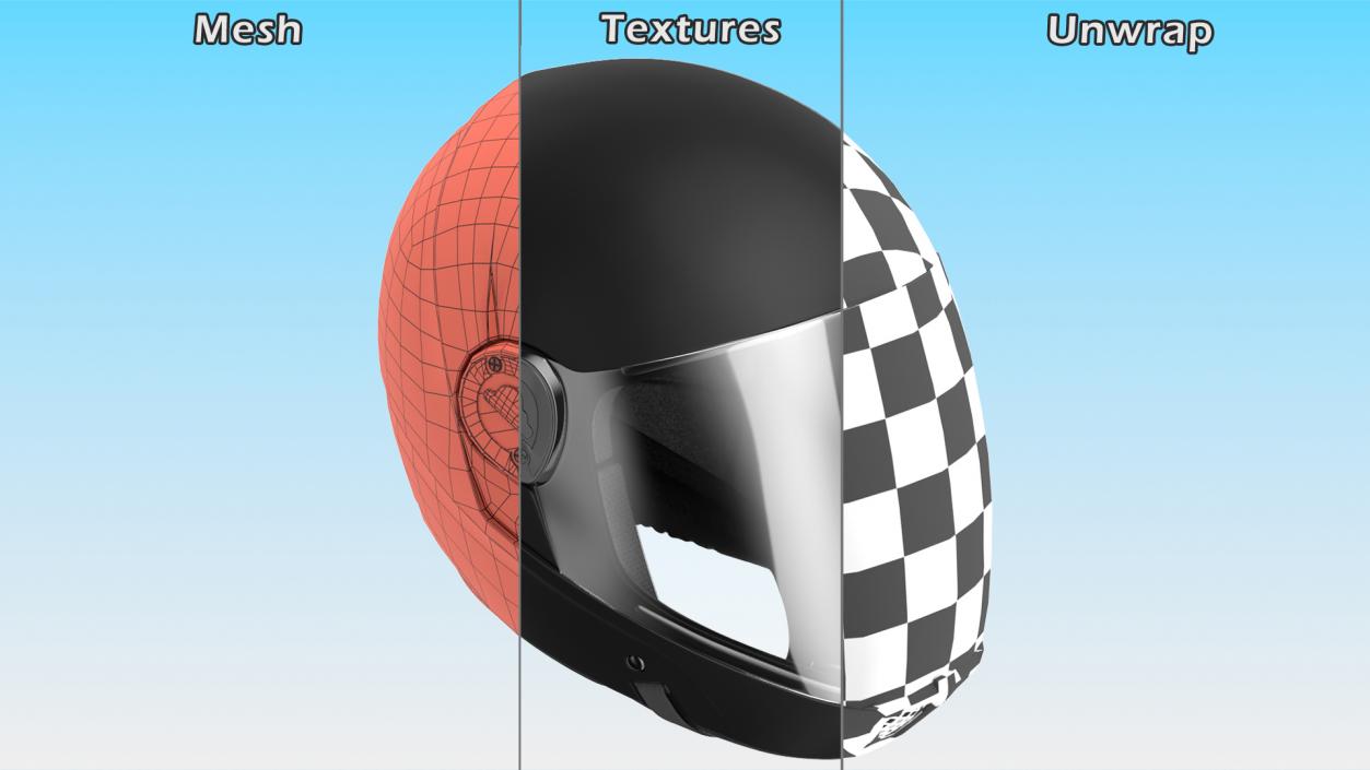 Skydiving Helmet Black 3D