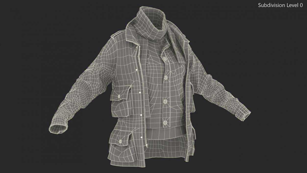 Womens Dirty Outerwear 3D