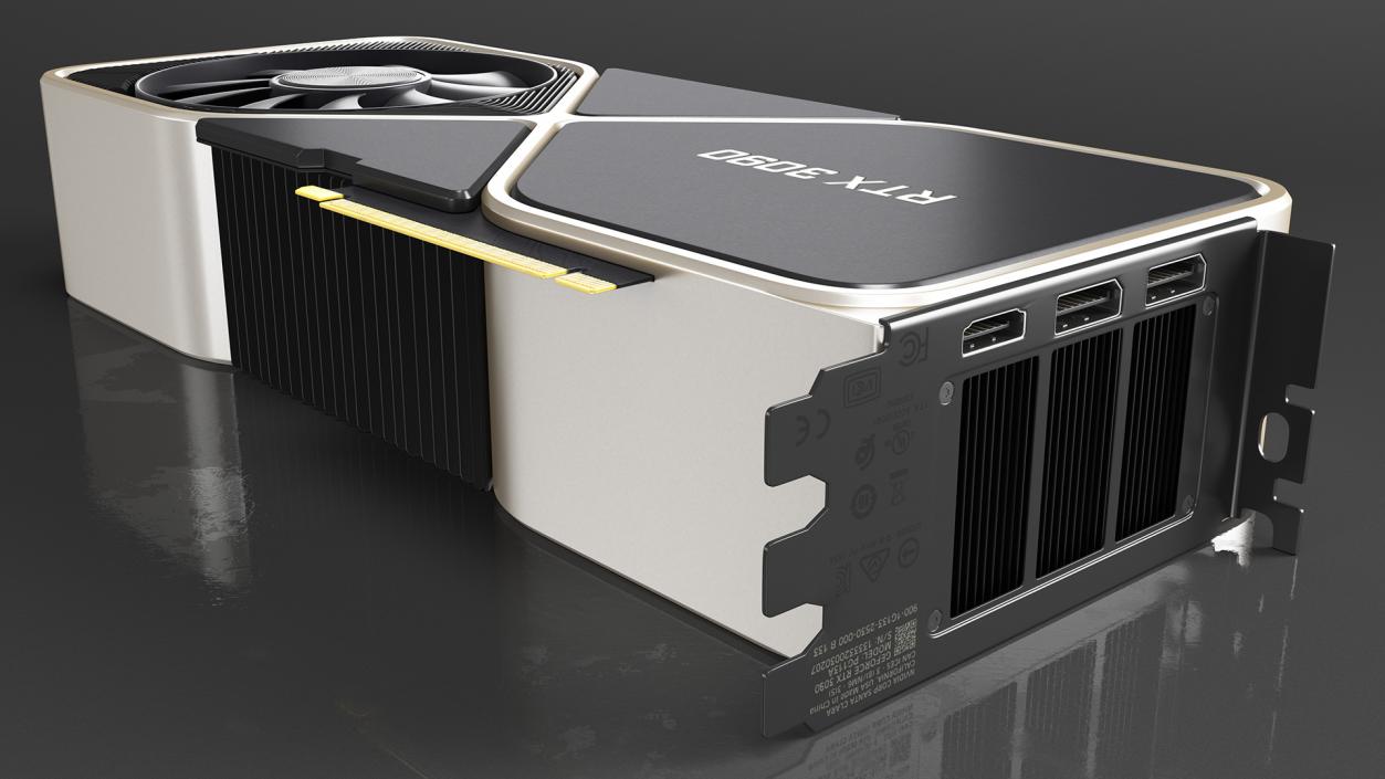 3D model Nvidia GeForce RTX 3090 Founders Edition