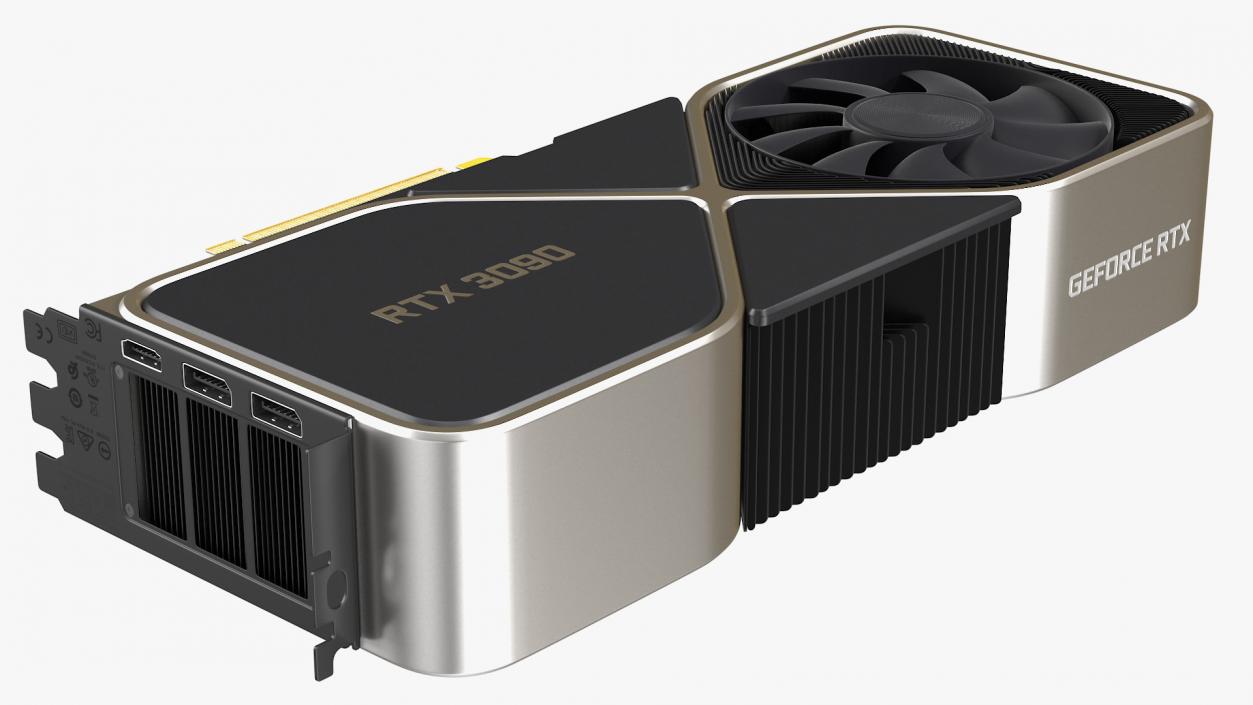 3D model Nvidia GeForce RTX 3090 Founders Edition