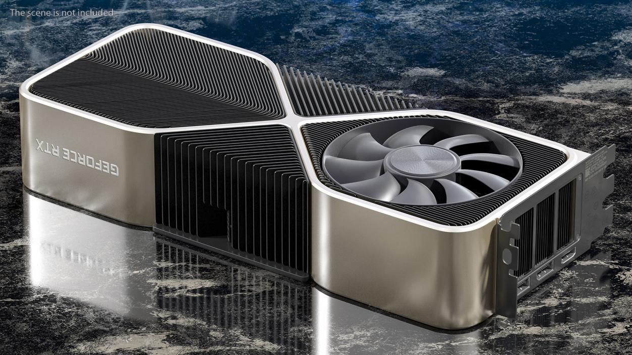 3D model Nvidia GeForce RTX 3090 Founders Edition