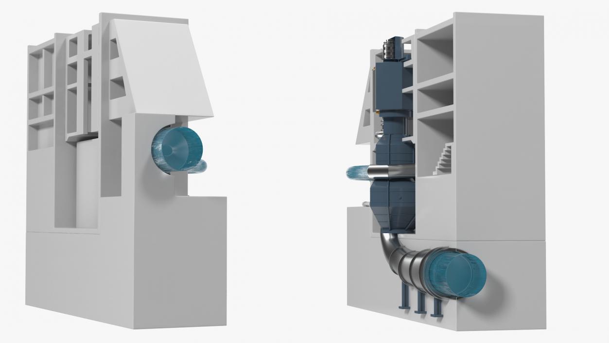 3D Variable Speed Pumped Storage Power Plant