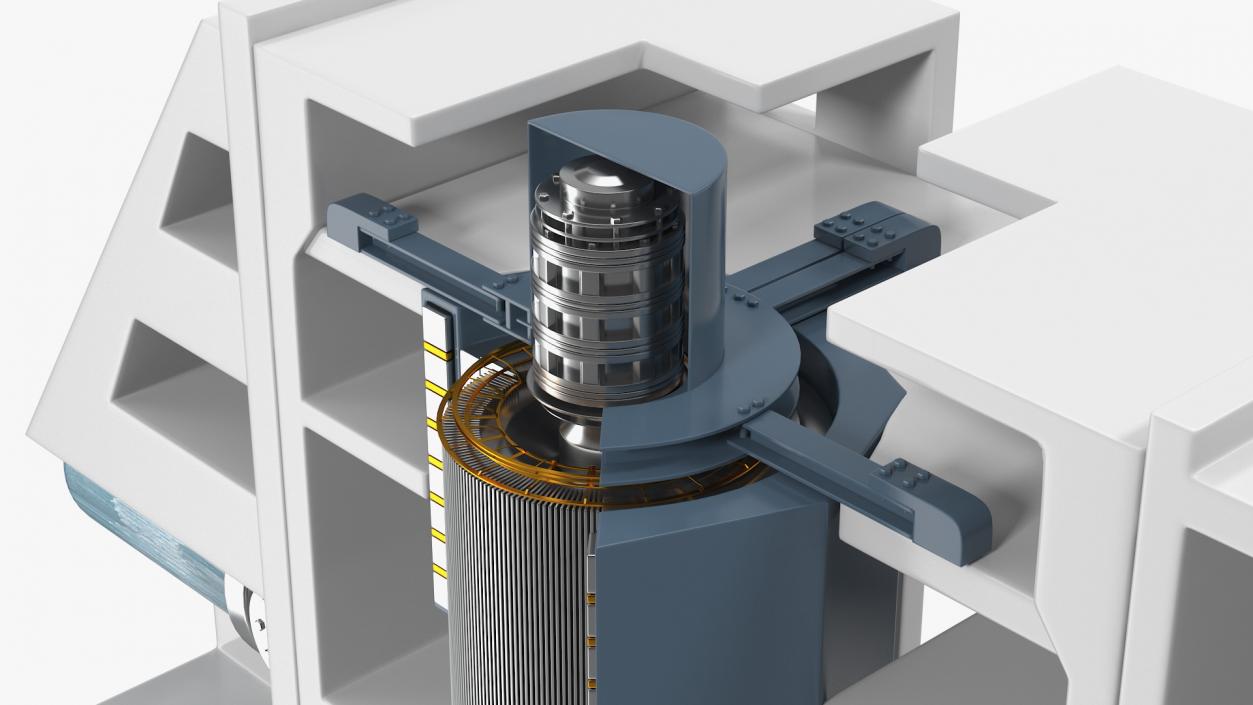 3D Variable Speed Pumped Storage Power Plant