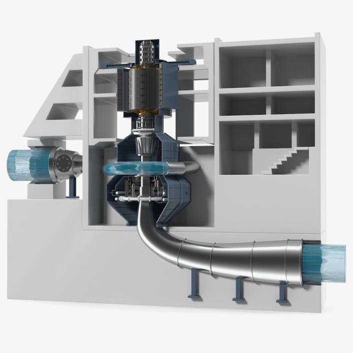 3D Variable Speed Pumped Storage Power Plant