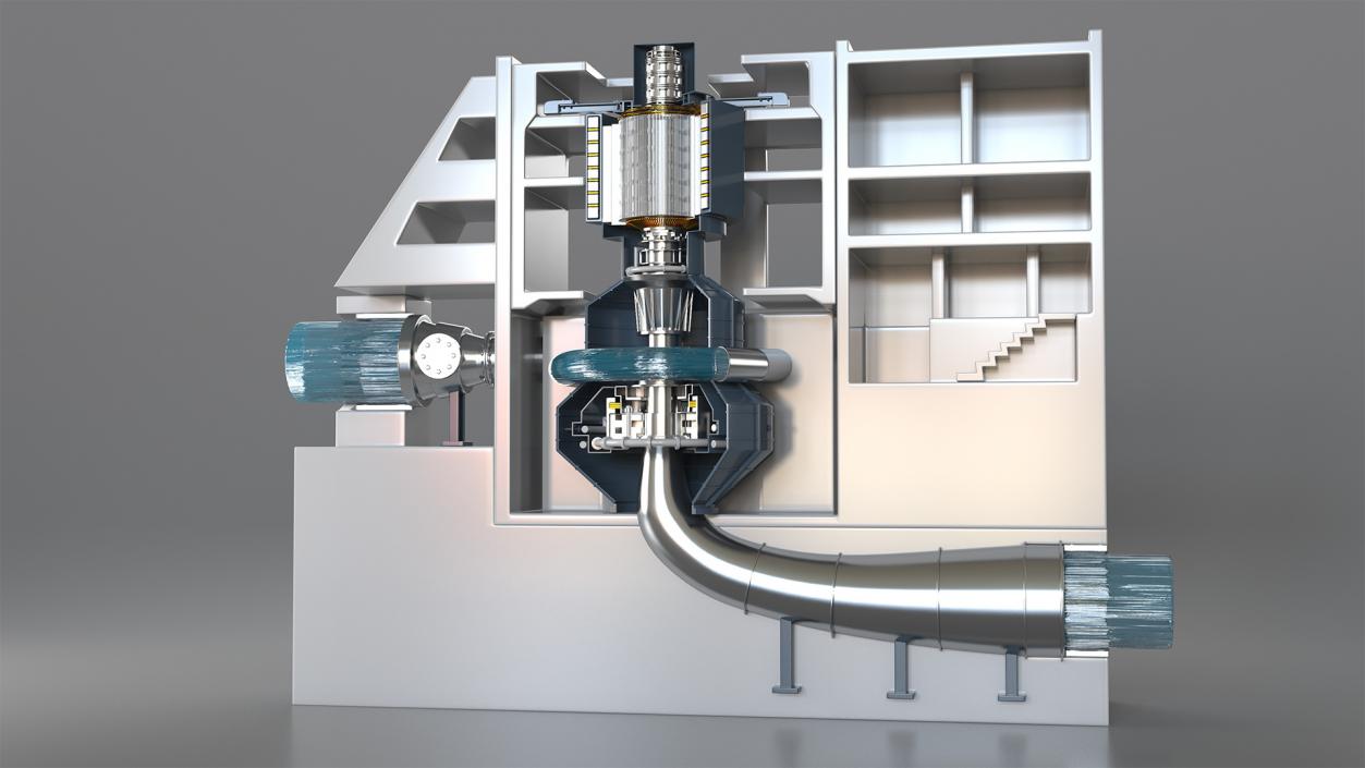 3D Variable Speed Pumped Storage Power Plant