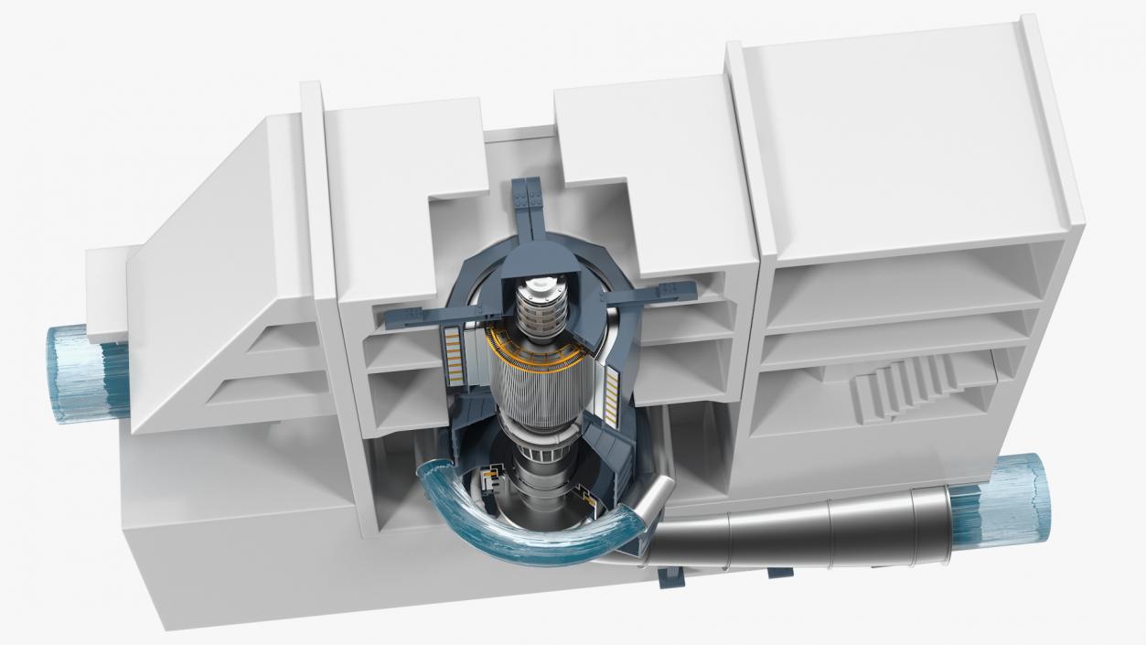 3D Variable Speed Pumped Storage Power Plant