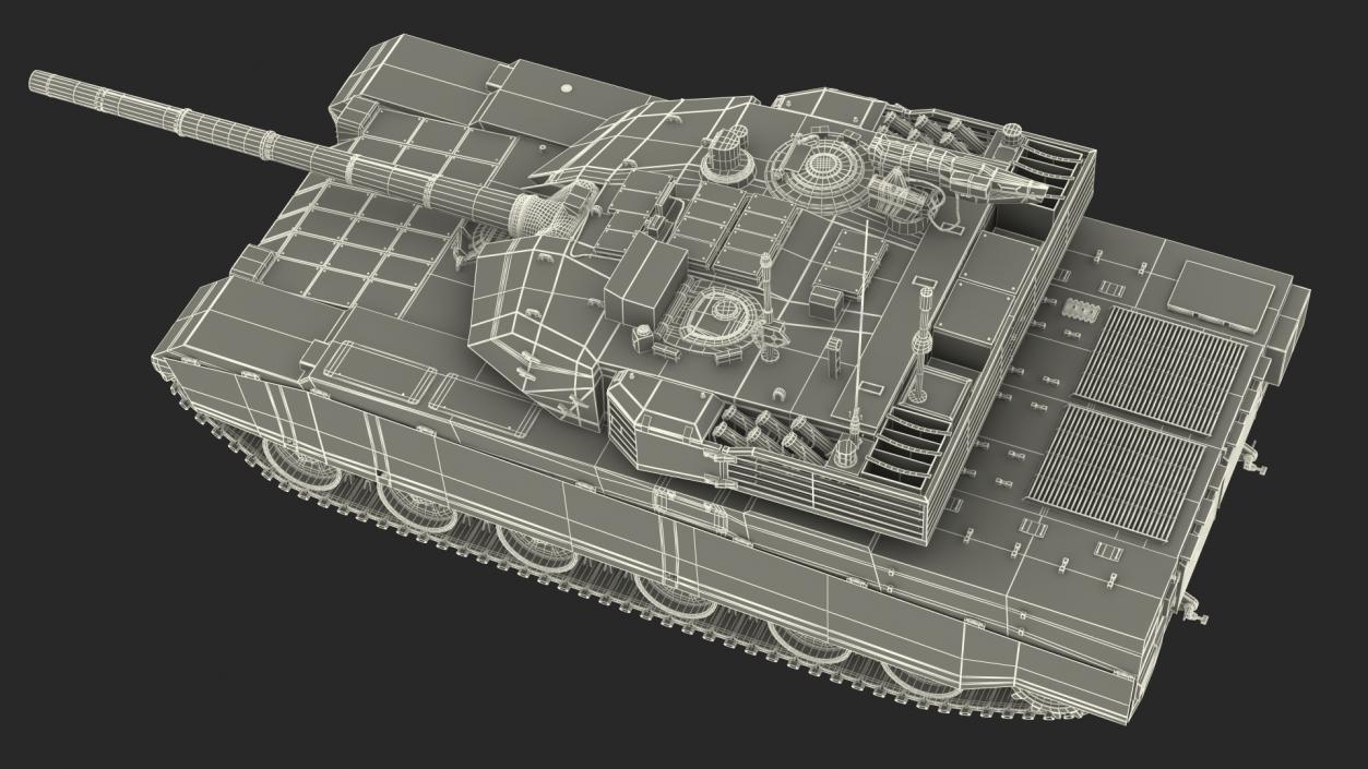 3D model Chinese Tank for City Battlefield Rigged