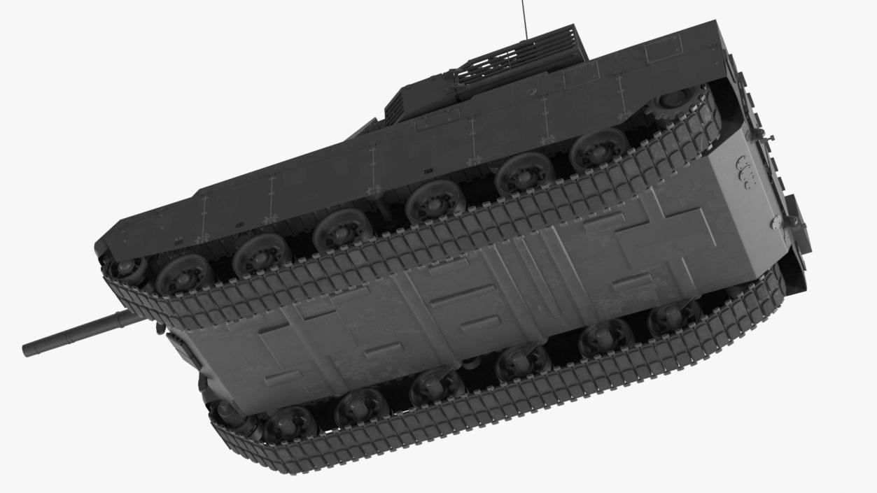 3D model Chinese Tank for City Battlefield Rigged