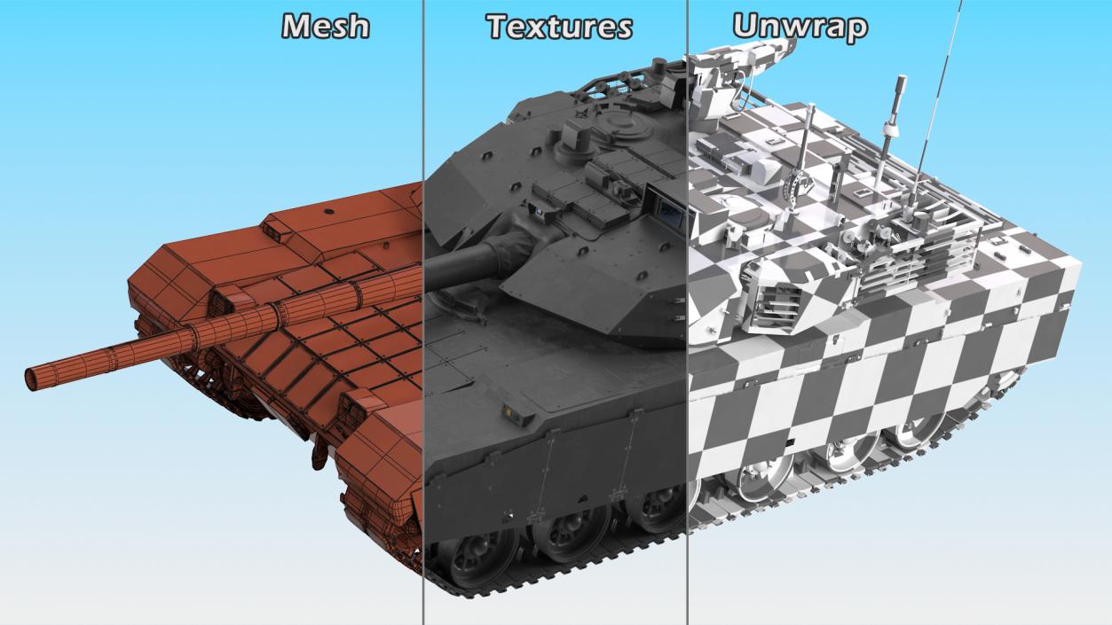 3D model Chinese Tank for City Battlefield Rigged