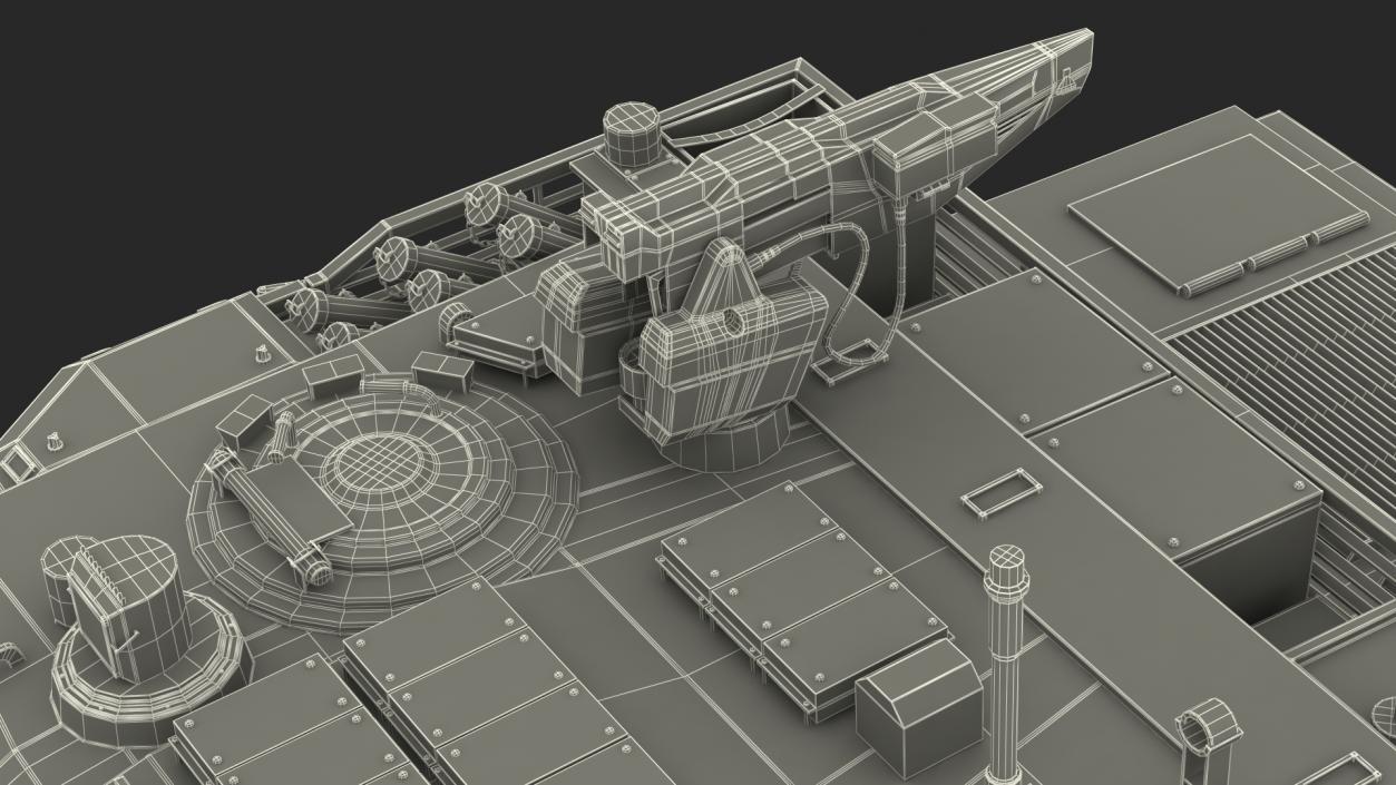 3D model Chinese Tank for City Battlefield Rigged