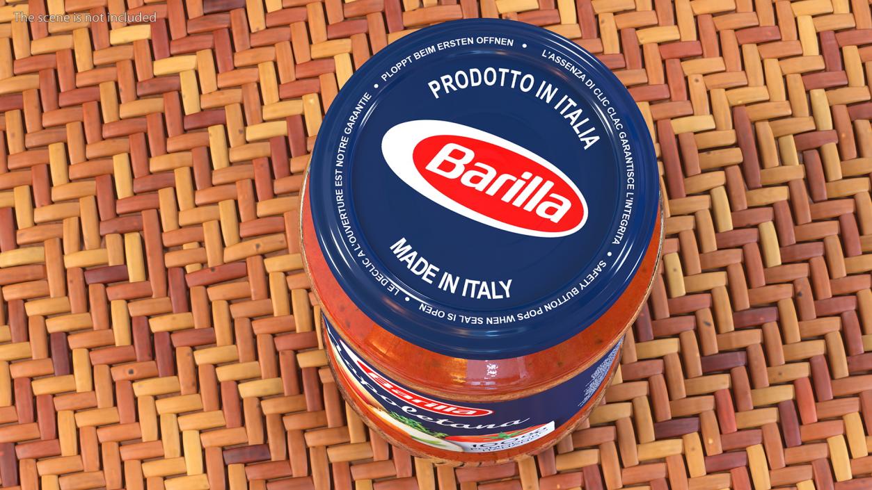 Barilla Napoletana Sauce 12oz 3D model