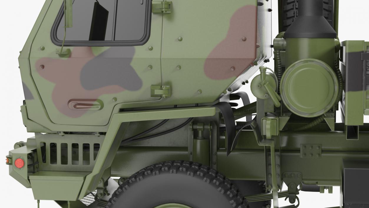 Oshkosh Camouflage Cargo Truck Exterior Only 3D model