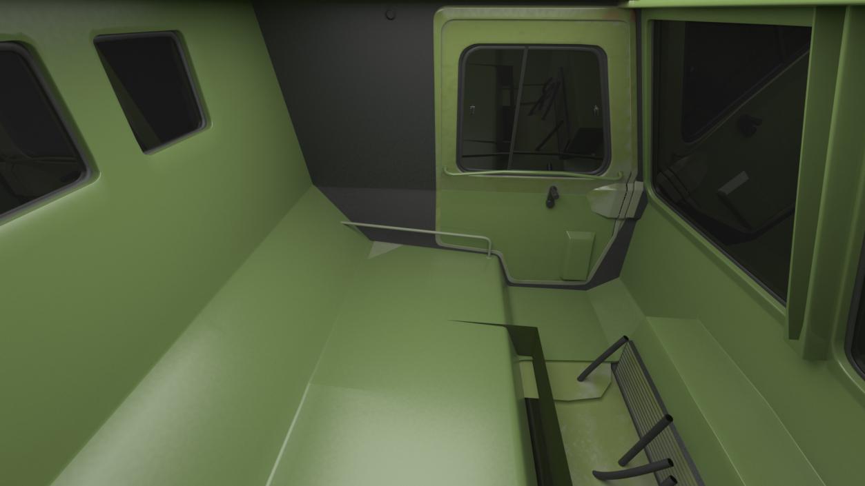 Oshkosh Camouflage Cargo Truck Exterior Only 3D model