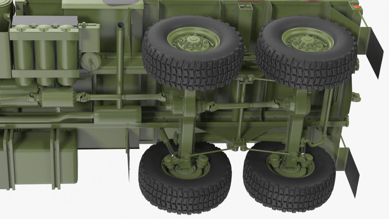 Oshkosh Camouflage Cargo Truck Exterior Only 3D model