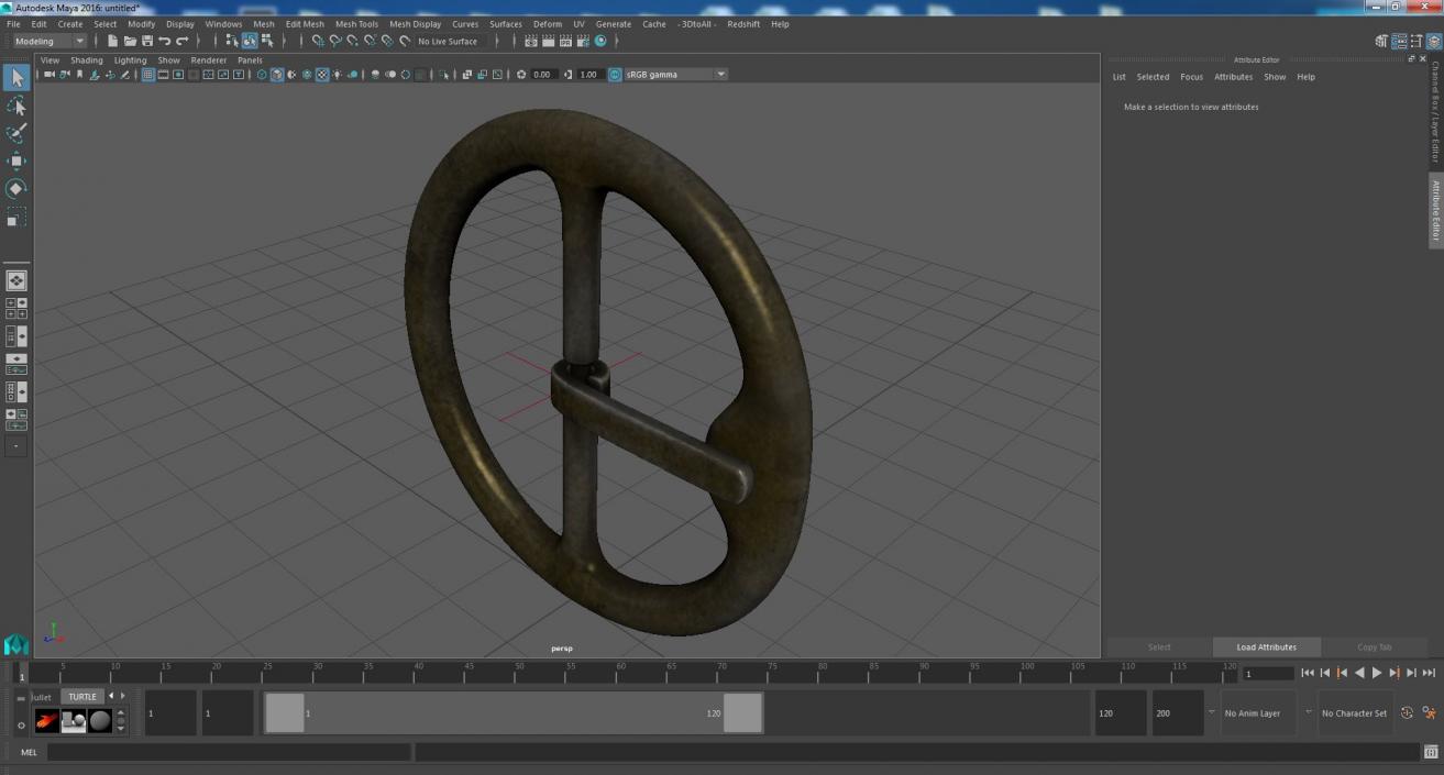 3D model Used Round Belt