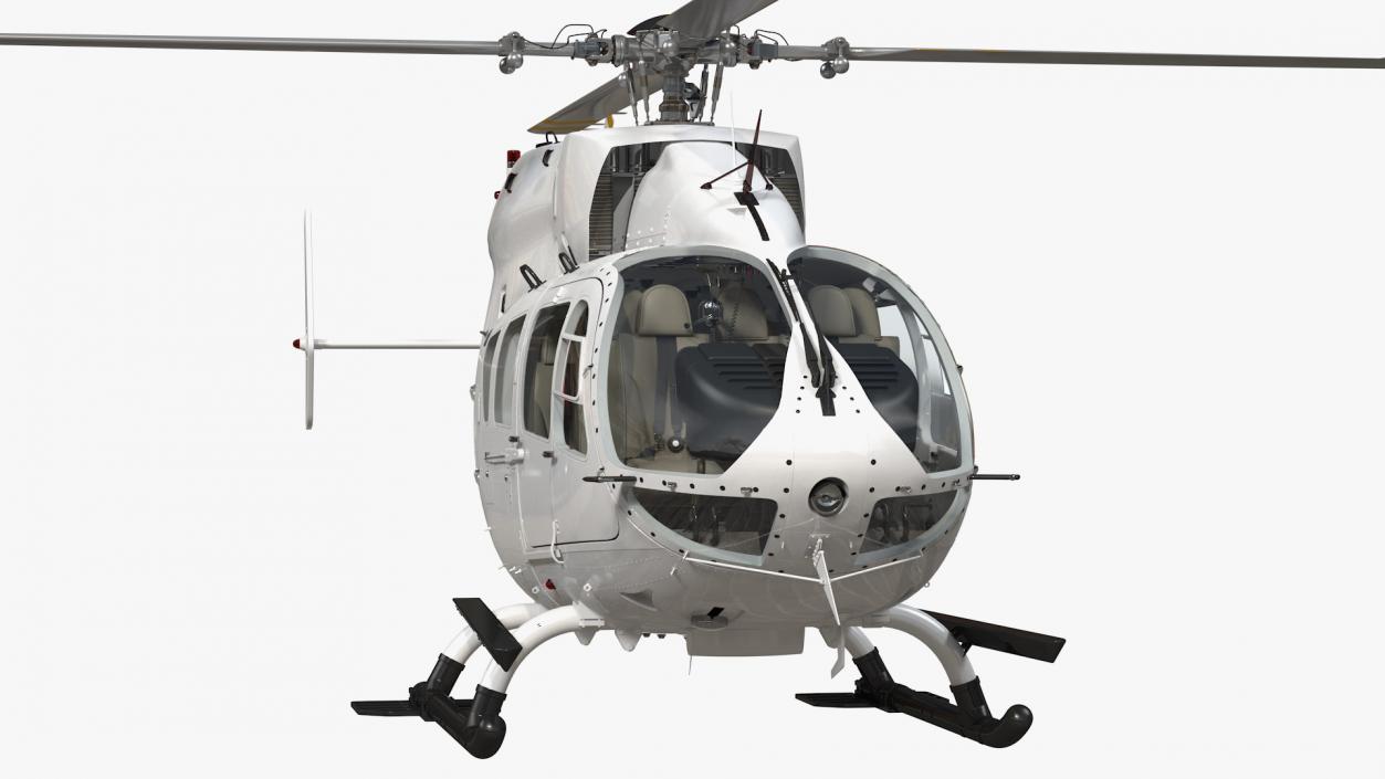 3D Twin Engine Light Utility Helicopter Rigged model