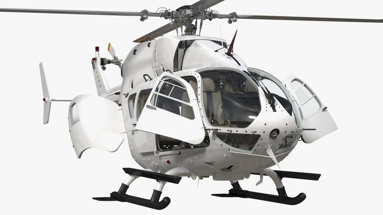 3D Twin Engine Light Utility Helicopter Rigged model