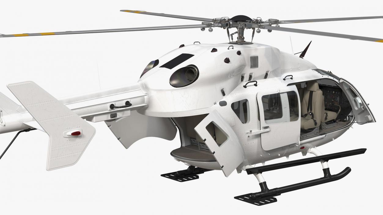 3D Twin Engine Light Utility Helicopter Rigged model