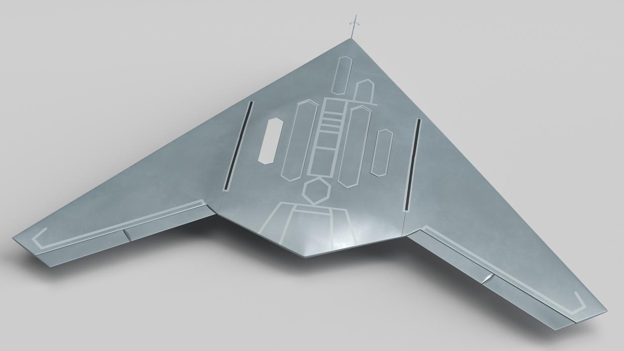 Stealth UCAV Flight 3D model