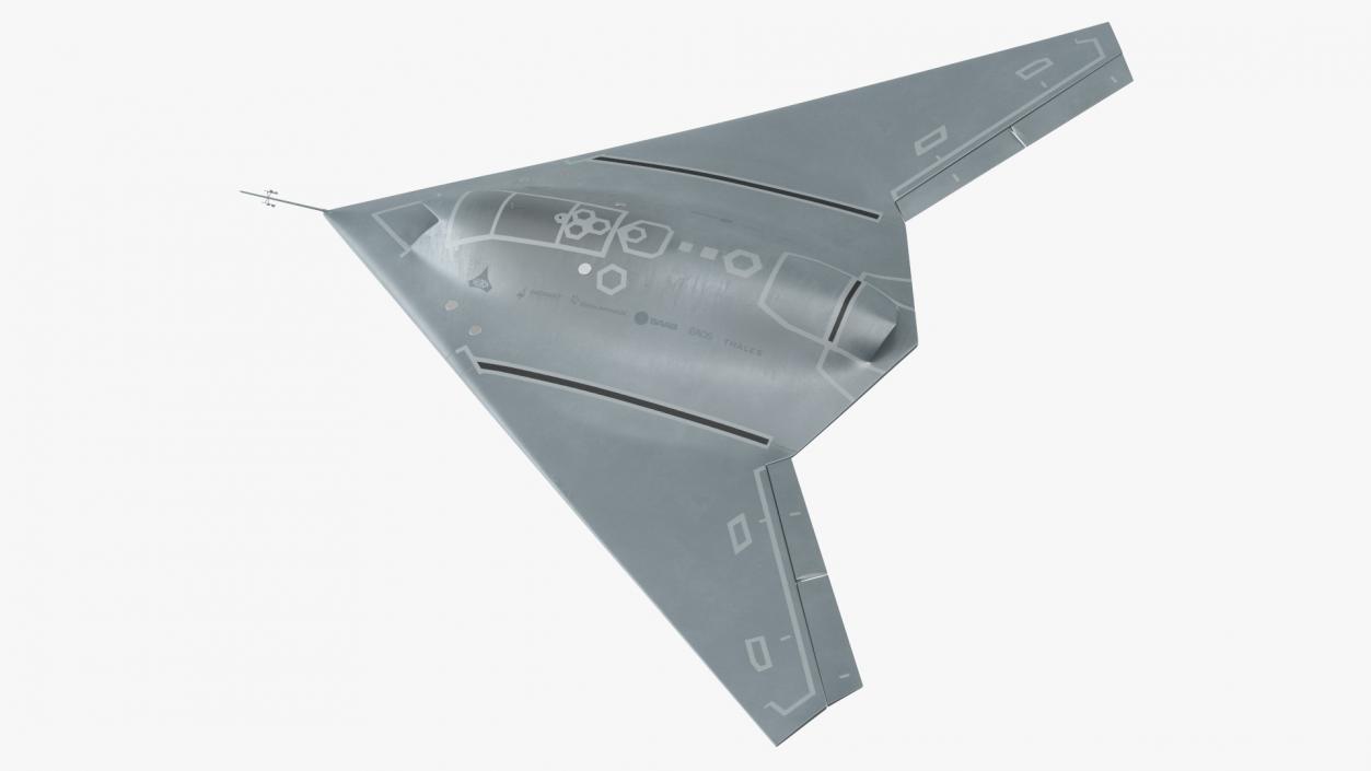 Stealth UCAV Flight 3D model