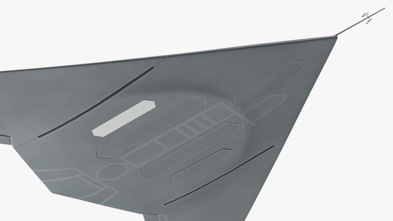 Stealth UCAV Flight 3D model