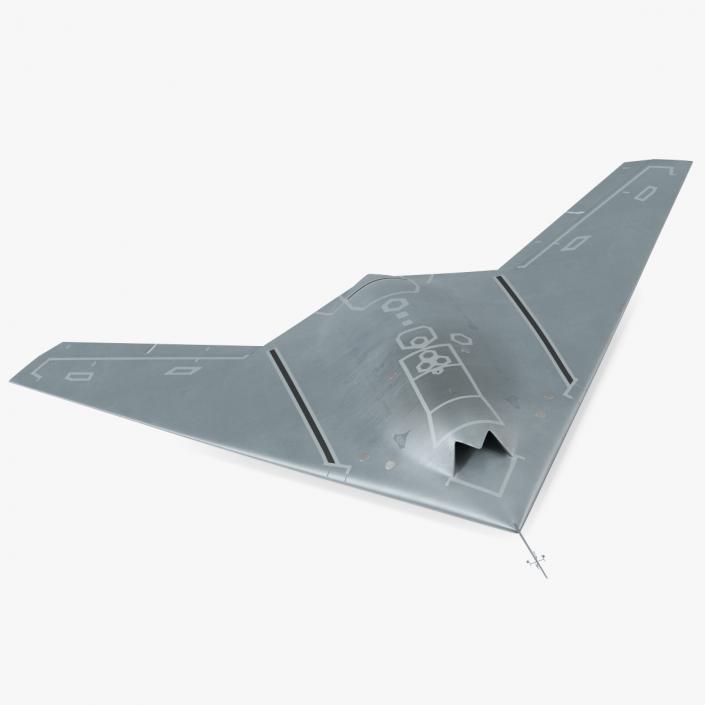 Stealth UCAV Flight 3D model