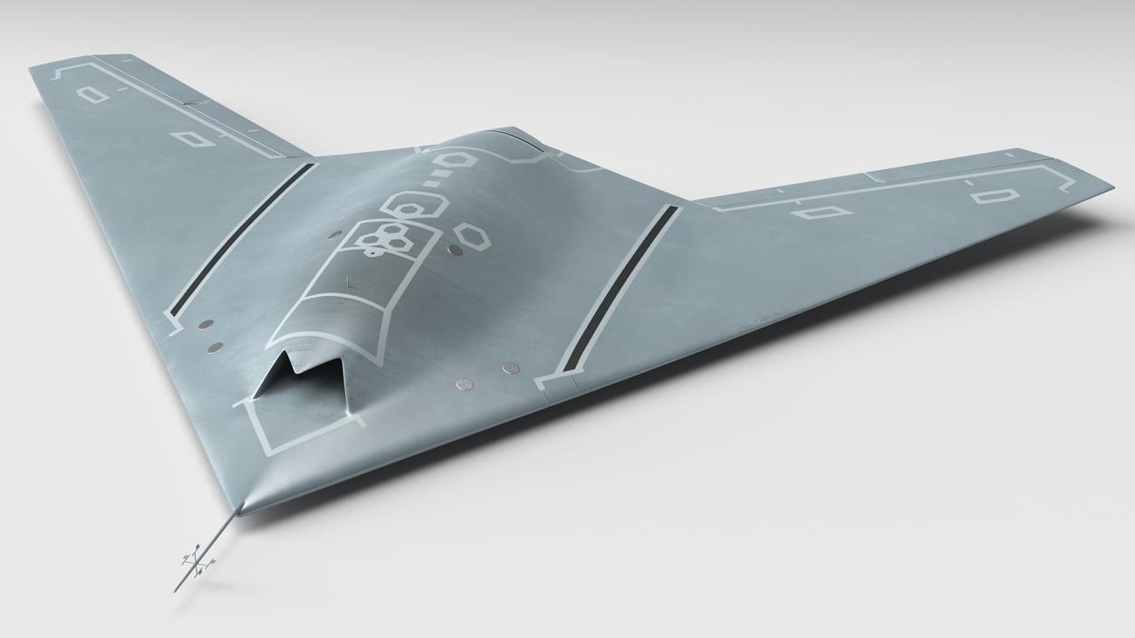 Stealth UCAV Flight 3D model